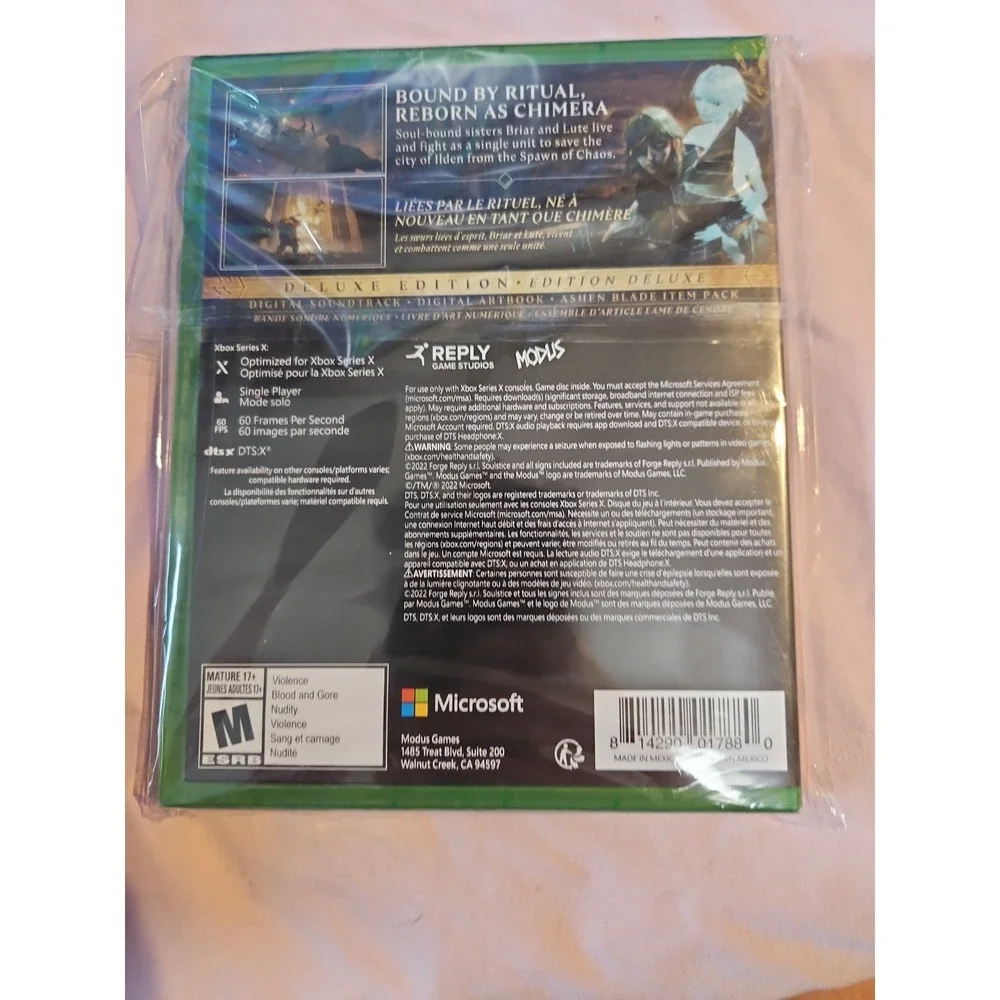 Soulstice: Deluxe Edition - Xbox Series X - Brand New Factory Sealed